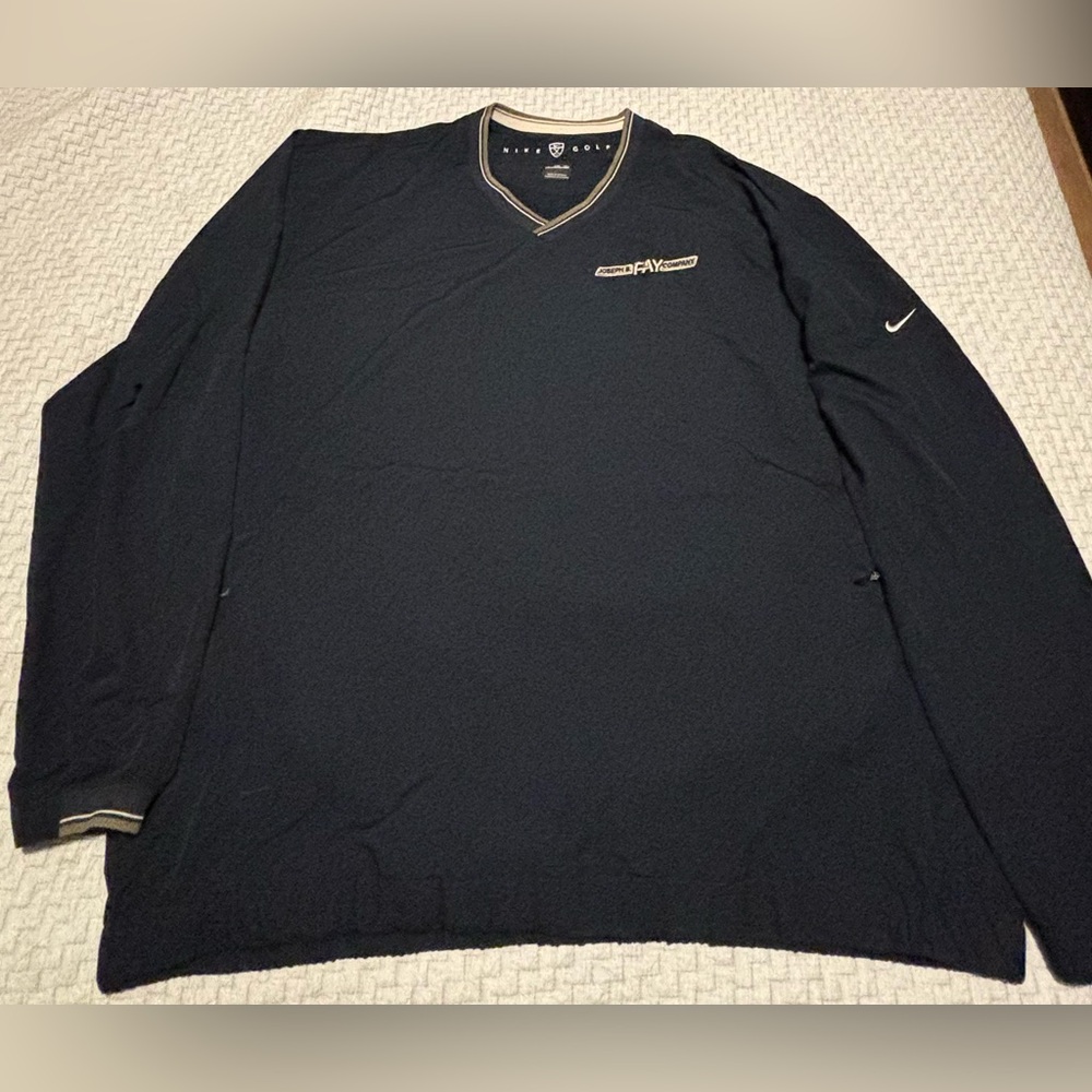Nike Golf Blue Pullover Windbreaker Size XXL - No Flaws